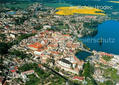 AK / Ansichtskarte Jindrichuv_Hradec Fliegeraufnahme Jindrichuv Hradec
