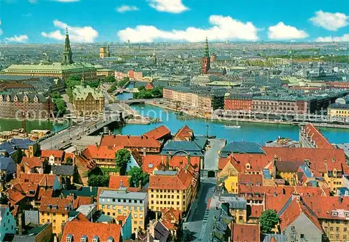 AK / Ansichtskarte Kopenhagen Aussicht von der Kirche des Erloesers Kopenhagen
