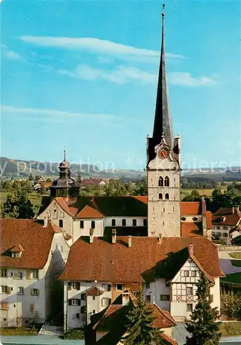 AK / Ansichtskarte Beromuenster Stiftskirche Schloss Heimatmuseum Beromuenster