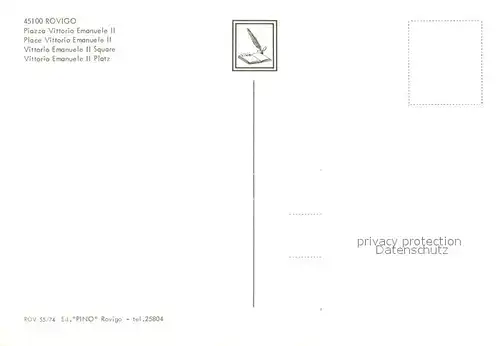 AK / Ansichtskarte Rovigo Piazza Vittorio Emanuele II Rovigo