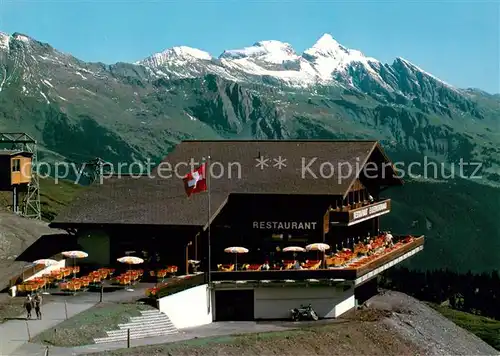 AK / Ansichtskarte Kleine_Scheidegg_Interlaken Restaurant Eigernordwand Kleine_Scheidegg