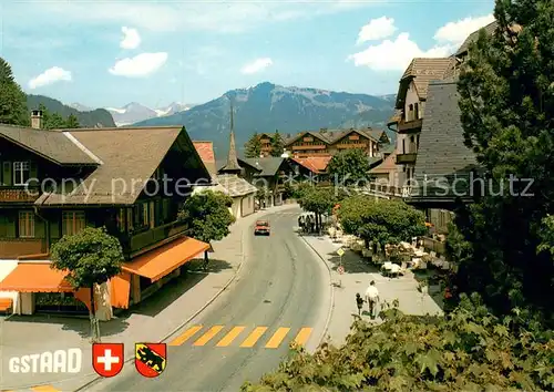 AK / Ansichtskarte Gstaad Dorfstrasse Gstaad