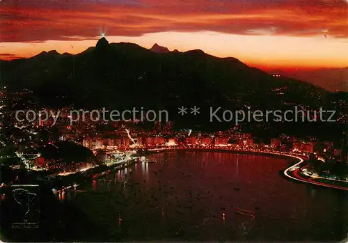 AK / Ansichtskarte Rio_de_Janeiro Sunset From Top of Sugar Leaf Rio_de_Janeiro