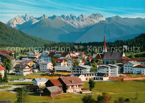 AK / Ansichtskarte Seefeld_Tirol mit Kalkkoegel Seefeld Tirol