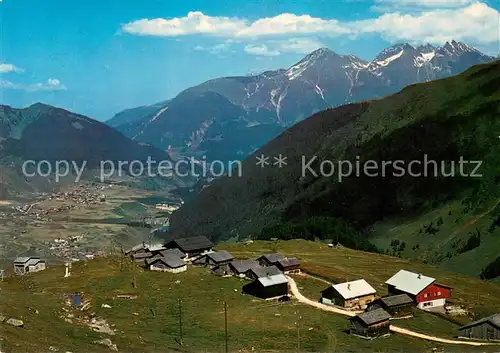 AK / Ansichtskarte Rueras und Sedrun mit Piz Muraun Piz Cazirauns und Piz Caschleglia Rueras