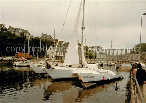 AK / Ansichtskarte Morlaix Le bassin a flot au centre ville Morlaix
