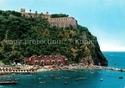 AK / Ansichtskarte Vico_Equense Il Castello Angioino de la spiaggia Vico Equense