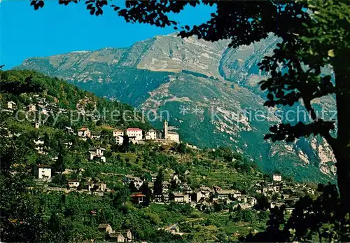 AK / Ansichtskarte Mergoscia Panorama presso Locarno Mergoscia