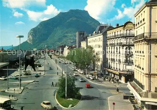 AK / Ansichtskarte Grenoble Place de la Gare Hotels Casque de Neron  Grenoble