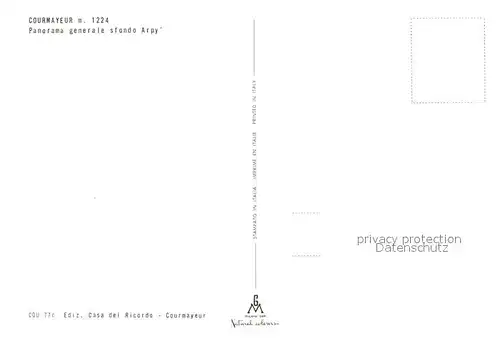 AK / Ansichtskarte Courmayeur  Courmayeur