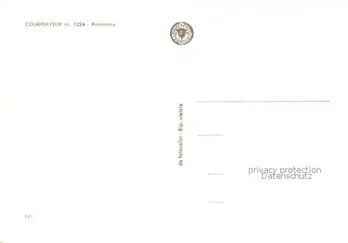 AK / Ansichtskarte Courmayeur  Courmayeur