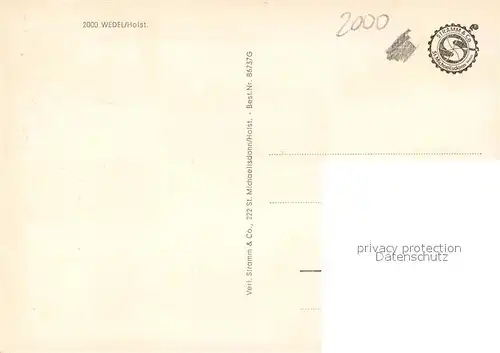 AK / Ansichtskarte Wedel_Pinneberg Rathaus Hauptstrasse Wohnsiedlung Strand Hafen Schulauer Faehrhaus Willkommhoeft Hochseedampfer Wedel Pinneberg