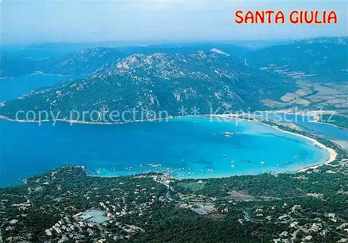 AK / Ansichtskarte Santa_Giulia Le Golfe et les residences vue aerienne Santa Giulia