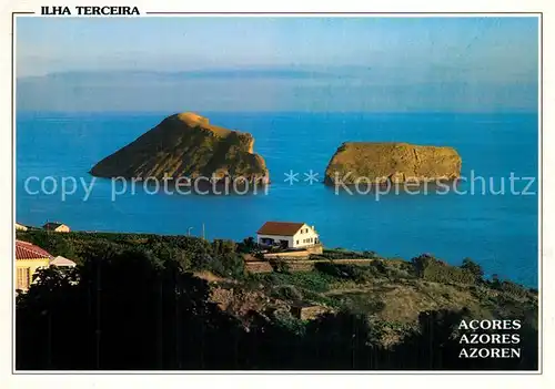 AK / Ansichtskarte Ilha_Terceira_Acores Fliegeraufnahme 