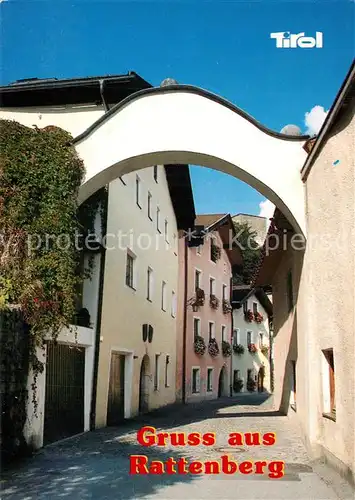 AK / Ansichtskarte Rattenberg_Inn Kundler Tor Altstadt Gasse Rattenberg Inn
