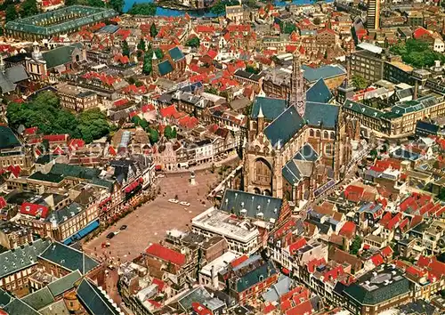 AK / Ansichtskarte Haarlem Grote  of St. Bavokerk luchtopname Haarlem