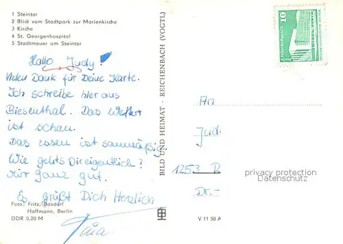 AK / Ansichtskarte Bernau_Berlin Steintor Stadtpark Kirche Hospital Stadtmauer Bernau Berlin