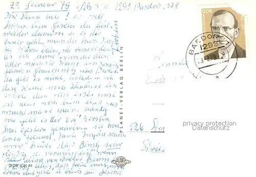 AK / Ansichtskarte Bernau_Berlin Berliner Strasse Rat der Stadt Hungerturm Kirche Bernau Berlin