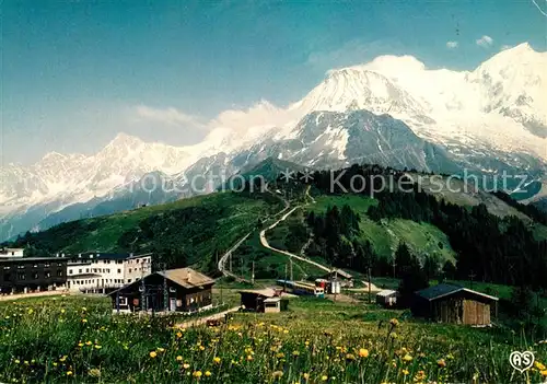 AK / Ansichtskarte Chamonix Le Prarion et la Chaine du Mont Blanc Chamonix