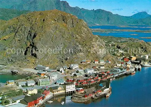 AK / Ansichtskarte Stamsund Aerial view Stamsund