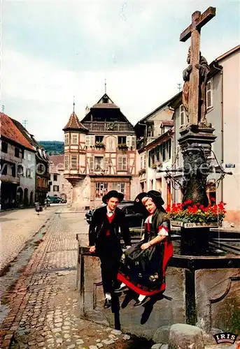 AK / Ansichtskarte Kaysersberg_Haut_Rhin Vieille Fontaine Kaysersberg_Haut_Rhin