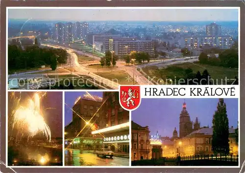 AK / Ansichtskarte Hradec_Kralove Krajske mesto na soutoku Labe s Orlici Hradec Kralove