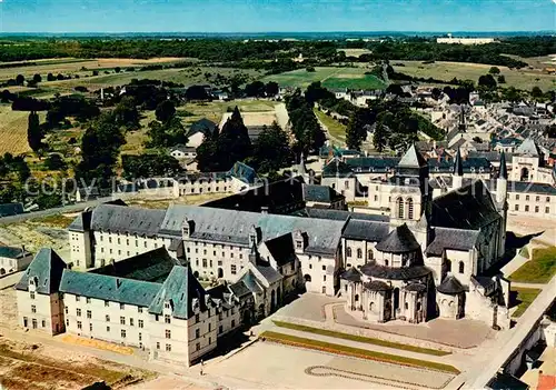 AK / Ansichtskarte Fontevraud l_Abbaye Vue generale de l abbaye Fontevraud l Abbaye