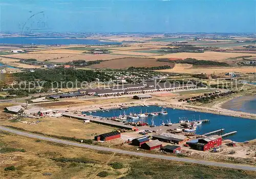 AK / Ansichtskarte Agger Havn Fliegeraufnahme Agger