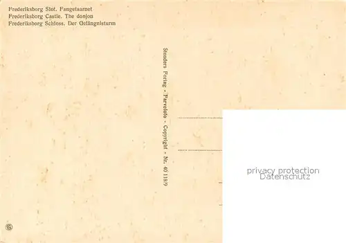 AK / Ansichtskarte Frederiksborg Slot Fangetaarnet Frederiksborg
