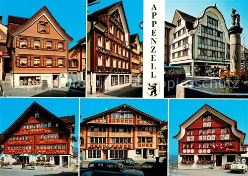 AK / Ansichtskarte Appenzell_IR Ortsmotive Brunnen Appenzell IR