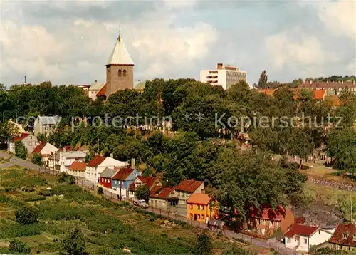 AK / Ansichtskarte Oslo_Norwegen View of the old Aker church Oslo Norwegen