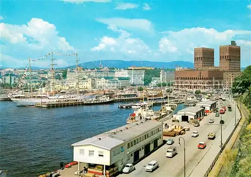 AK / Ansichtskarte Oslo_Norwegen Radhuset Oslo Norwegen