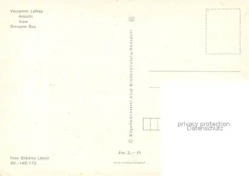 AK / Ansichtskarte Veszprem Stadtpanorama Hochhaus Veszprem