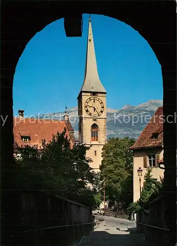 AK / Ansichtskarte Chur_GR Martinskirche Chur_GR