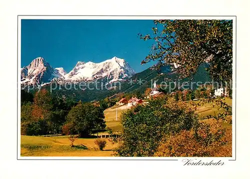 AK / Ansichtskarte Vorderstoder Landschaftspanorama mit Spitzmauer und Grossem Priel Alpen Vorderstoder