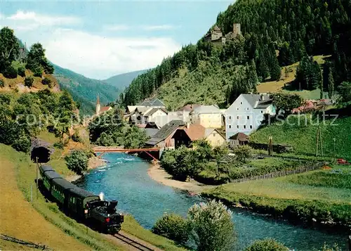 AK / Ansichtskarte Ramingstein Murtalbahn Eisenbahn Ramingstein