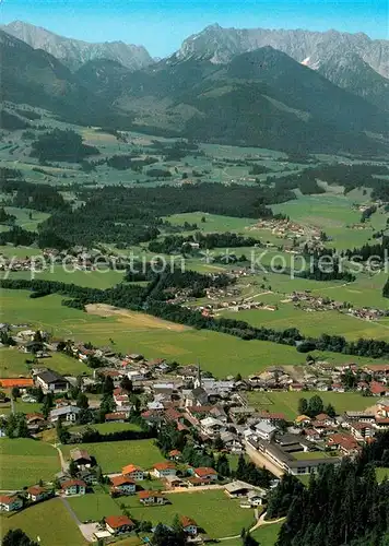 AK / Ansichtskarte Koessen_Tirol Internationales Drachenflug Sportzentrum Fliegeraufnahme Koessen Tirol