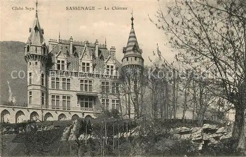 AK / Ansichtskarte Sassenage Chateau Sassenage