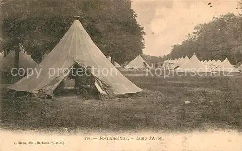 AK / Ansichtskarte Fontainebleau_Seine_et_Marne Camp d`Avon Fontainebleau_Seine