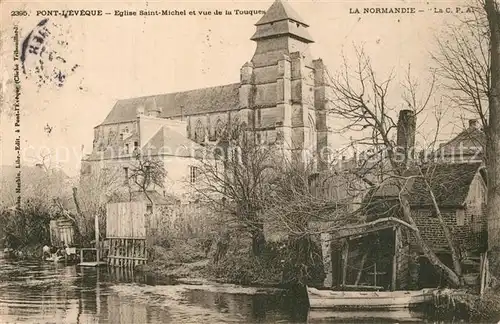 AK / Ansichtskarte Pont l_Eveque_Calvados Eglise Saint Michel Pont l_Eveque_Calvados