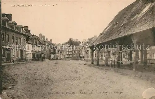 AK / Ansichtskarte Cleres Rue du Village Cleres