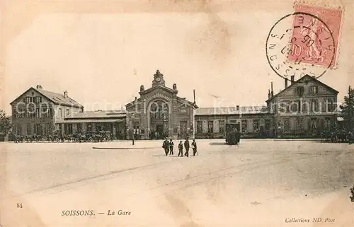 AK / Ansichtskarte Soissons_Aisne Gare Soissons Aisne