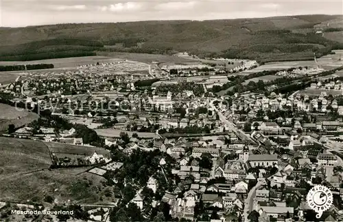 AK / Ansichtskarte Meschede Fliegeraufnahme Meschede