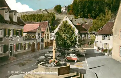 AK / Ansichtskarte Elzach Nikolausbrunnen Elzach