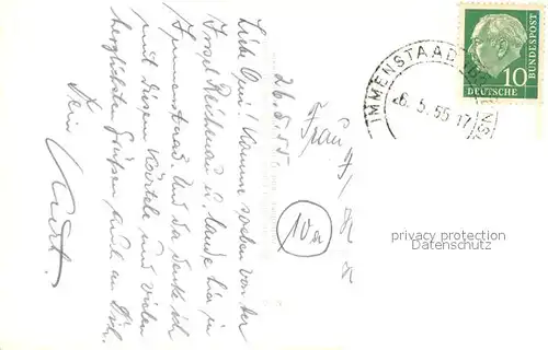 AK / Ansichtskarte Immenstaad_Bodensee Fliegeraufnahme mit Kirche See Alpen Immenstaad_Bodensee