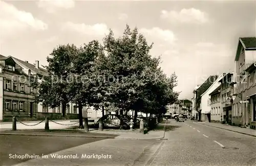 AK / Ansichtskarte Schopfheim Marktplatz Schopfheim
