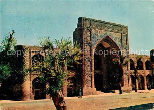 AK / Ansichtskarte Bukhara Abdullaxon madrasasi Bukhara