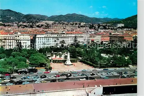 AK / Ansichtskarte Nice_Alpes_Maritimes Vue aerienne Jardin Albert Theatre de Verdure  Nice_Alpes_Maritimes