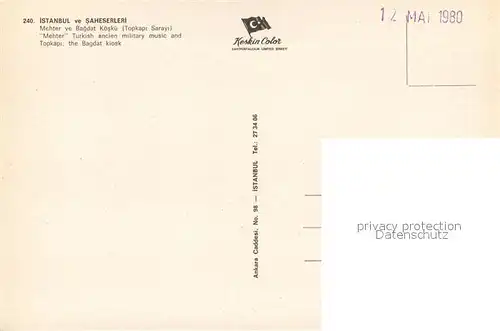 AK / Ansichtskarte Istanbul_Constantinopel Mehter ve Bagdat K?sk?  Istanbul_Constantinopel