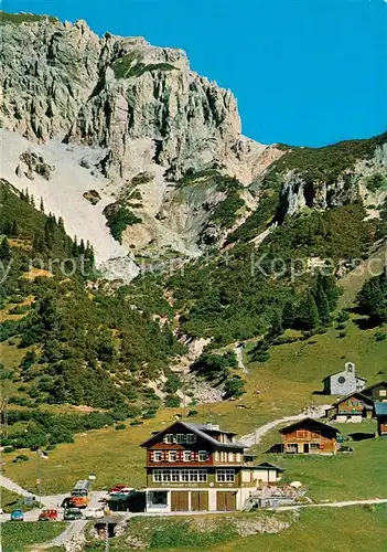 AK / Ansichtskarte Malbun Alpenhotel Friedenskapelle Gamsgrat Malbun